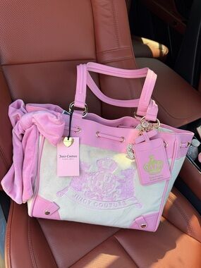Juicy Couture Pink Bow Tote Bag